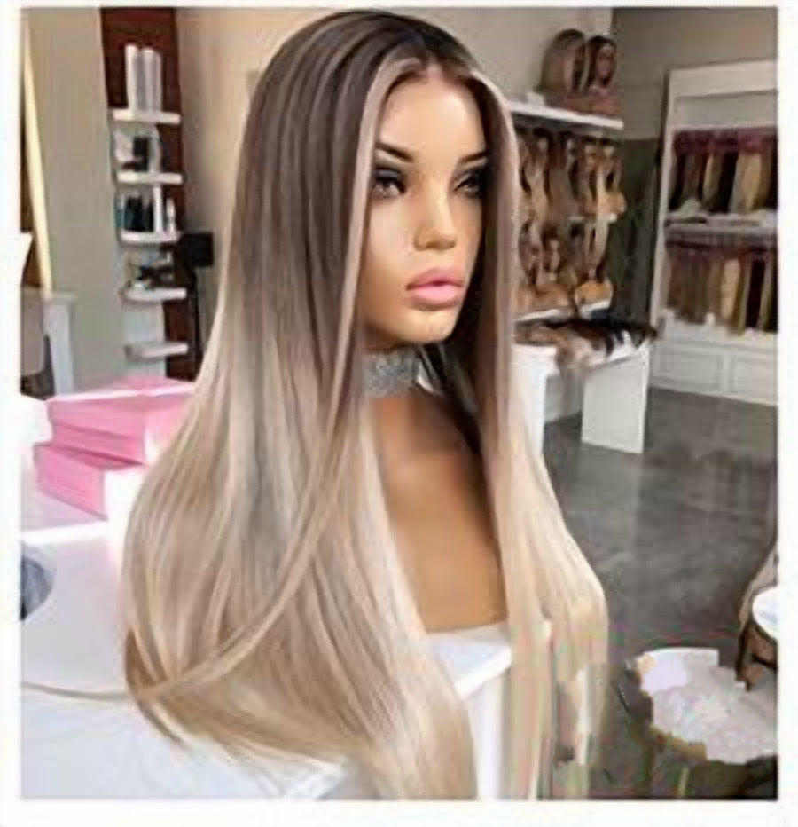 D2 20 inch balayage blonde wig, premium human hair