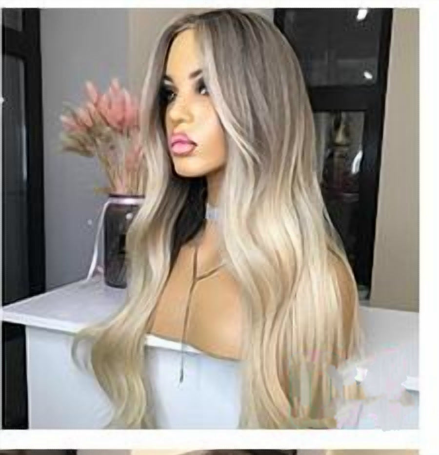 D4 20 inch balayage blonde wig, premium human hair