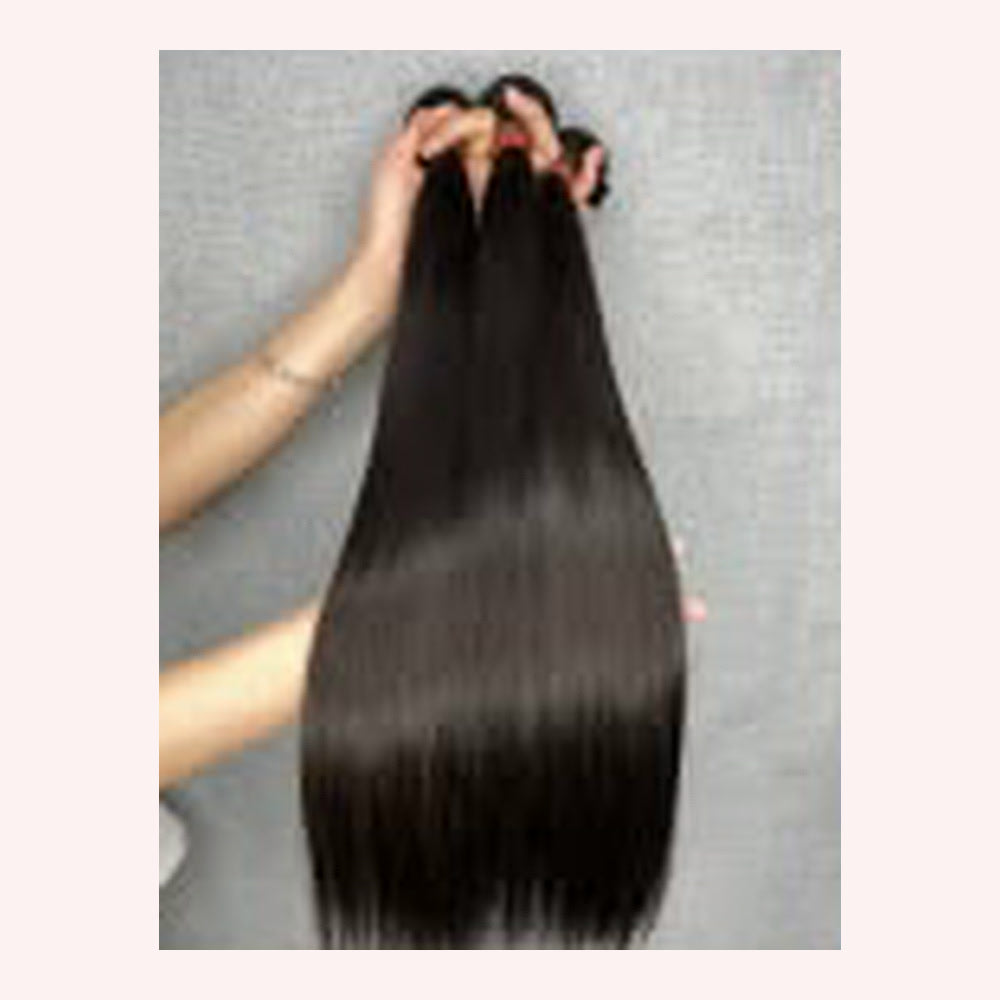 Full Virgin human hair bundles, straight