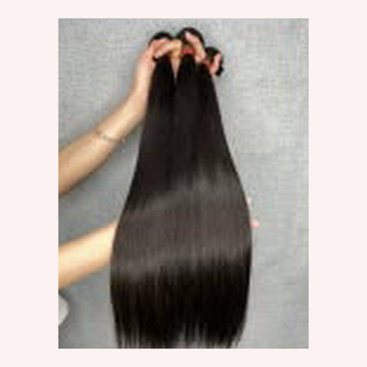 Full Virgin human hair bundles, straight